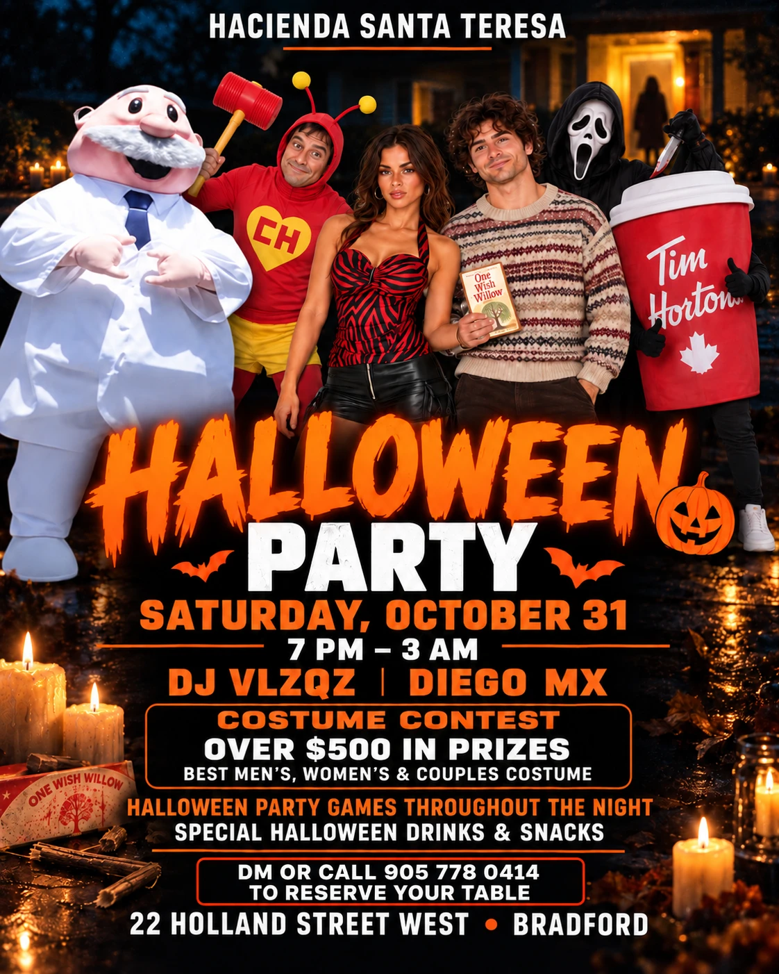 Halloween Party event poster